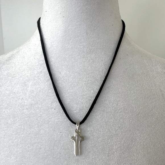 Silver 925 Pendant for Choker or Chain - Picture 4 of 4